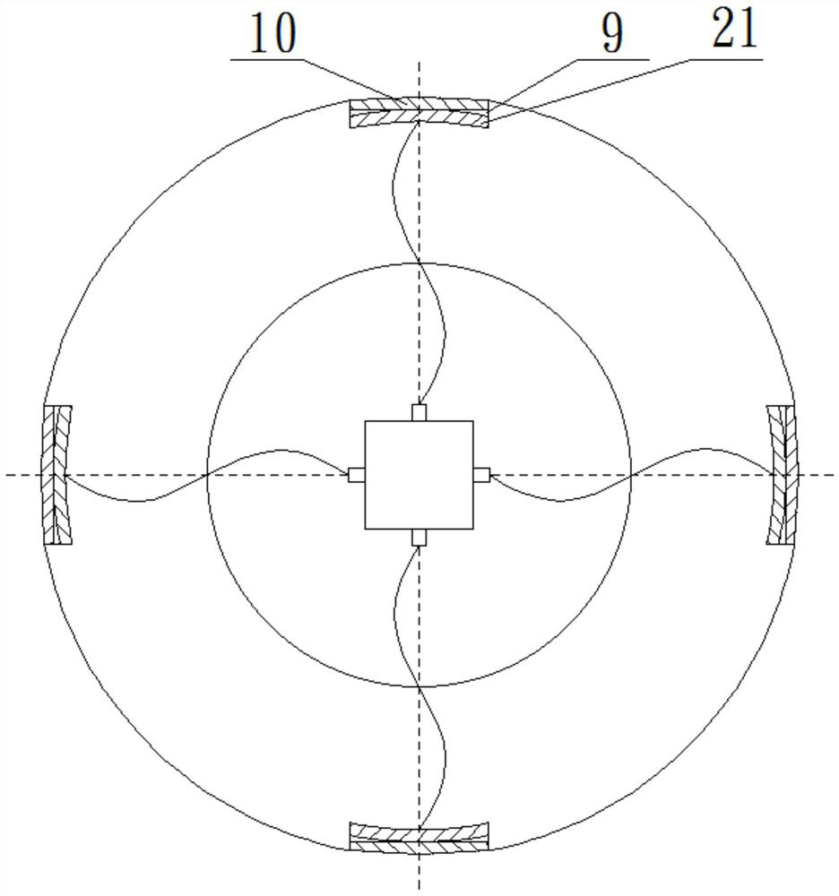 Aircraft side deviation correction system applied in the area of ​​unstable satellite signal