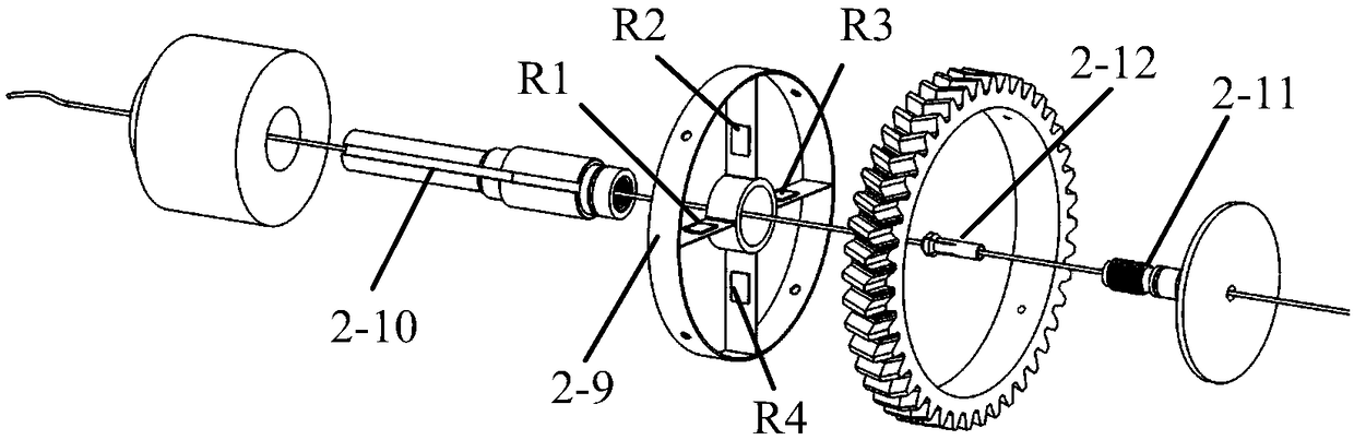 Leading wire/conduit operating torque detection device of endovascular interventional surgical robot