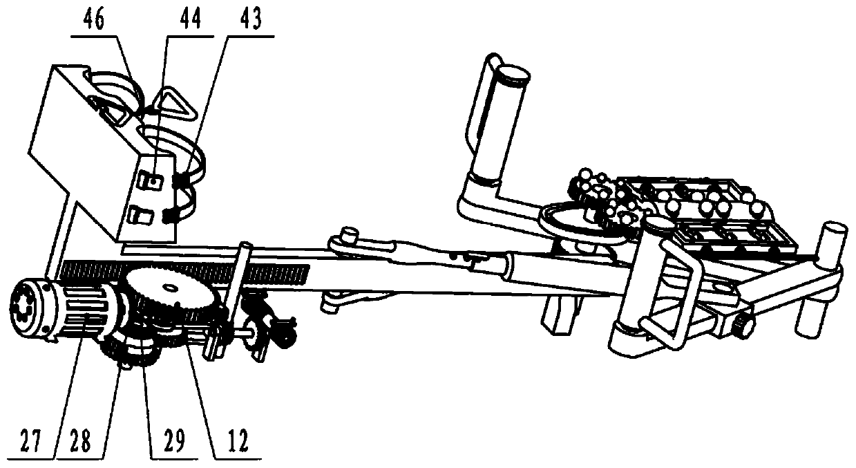 Rehabilitation exercise device for interventional department nursing