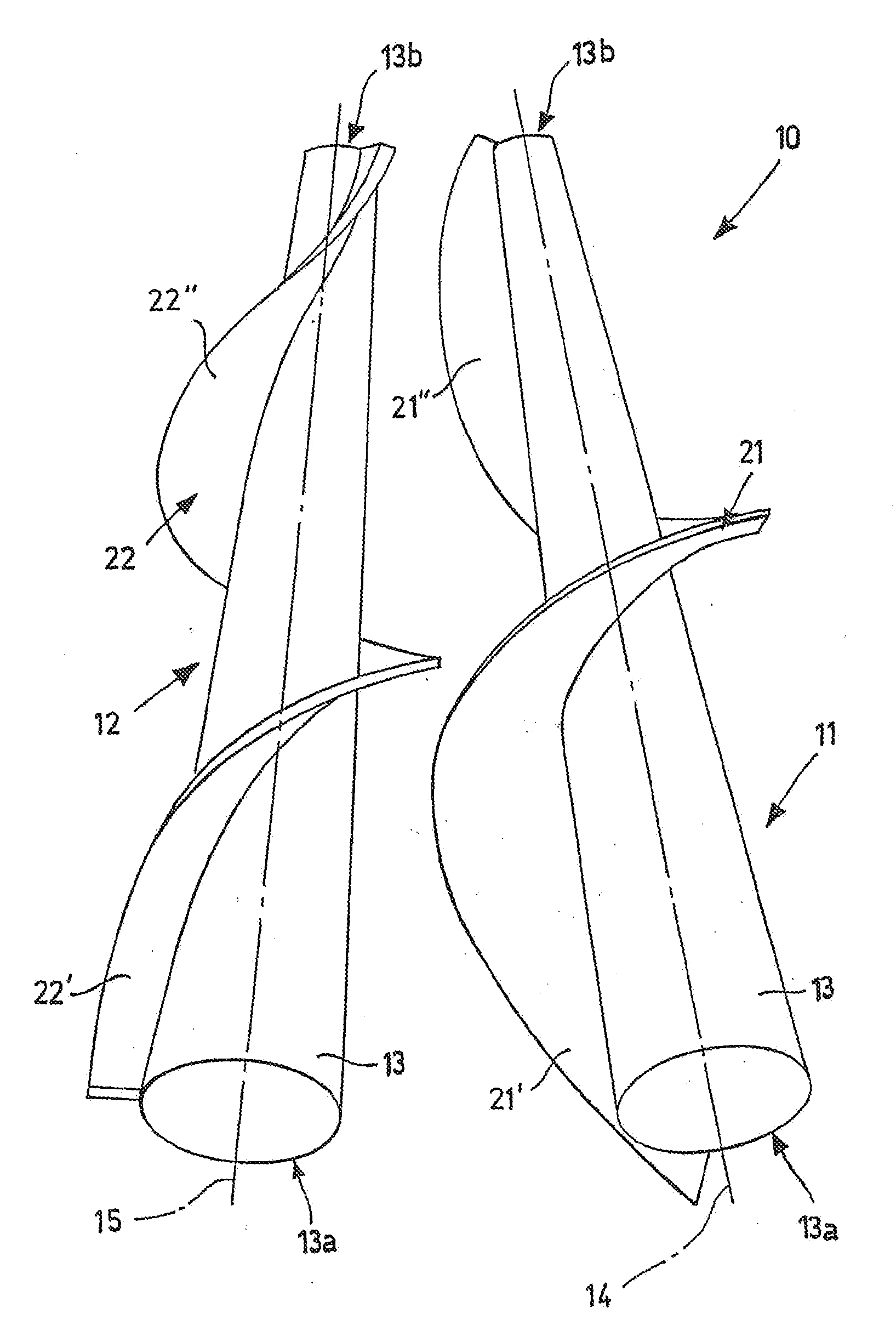 Extruder with twin converging screws for extruding plastomers, elastomers and viscous liquids in general