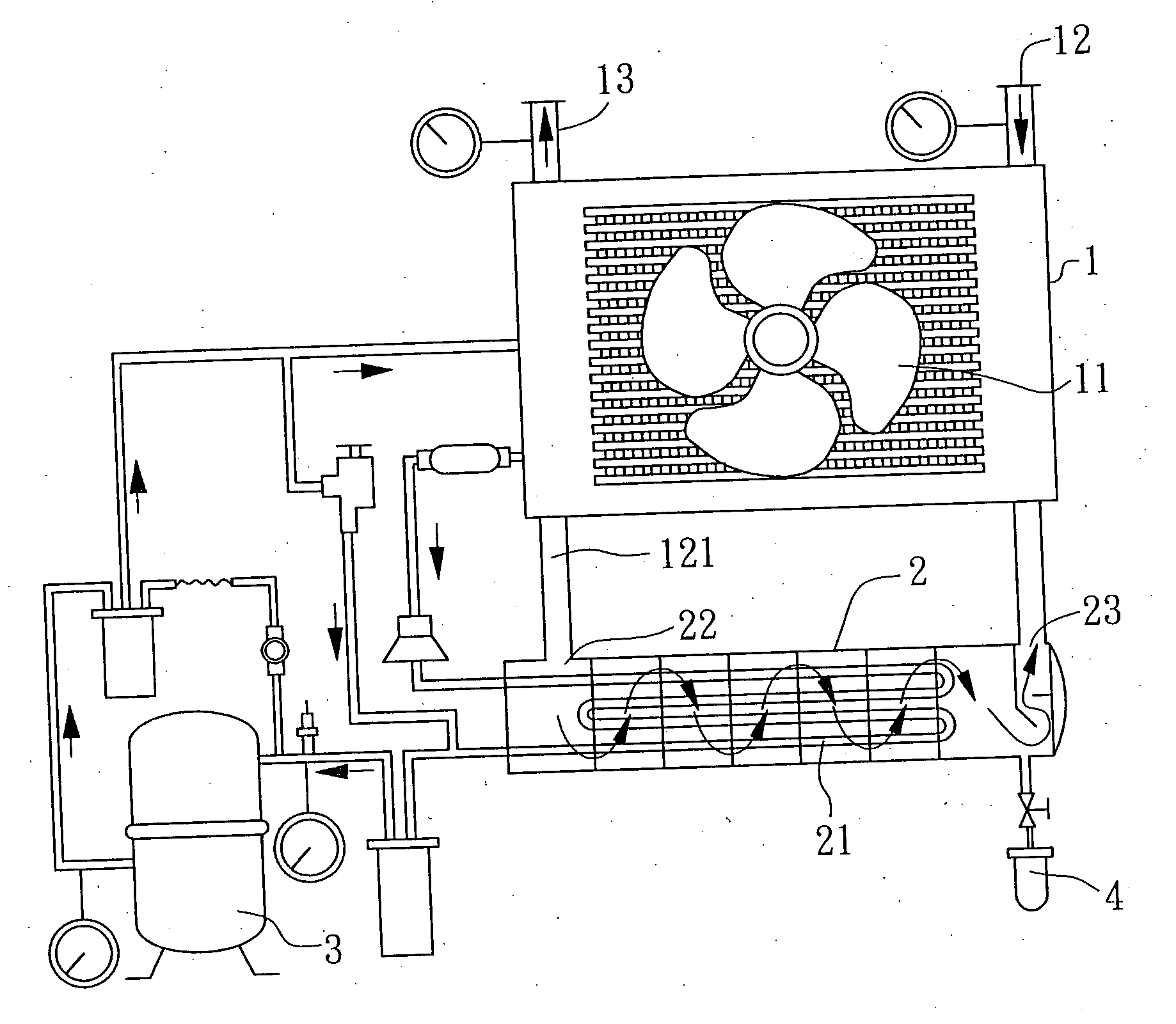 Preheating/precooling heat exchanger