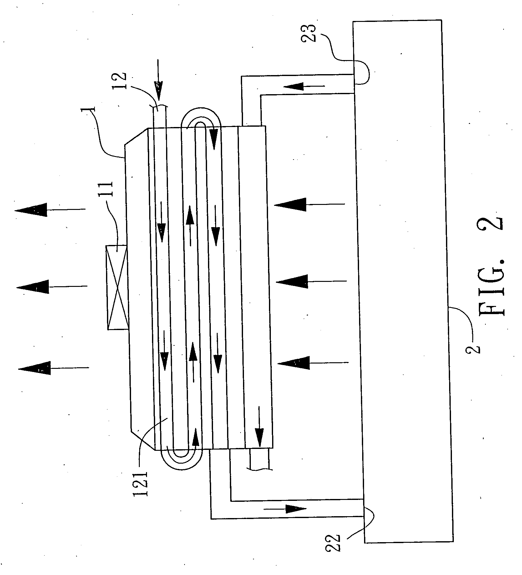 Preheating/precooling heat exchanger