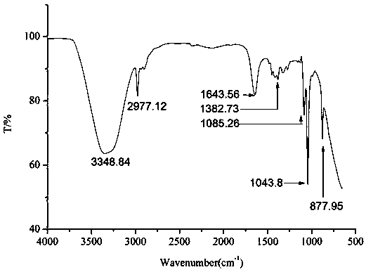 Method for separating cynomorium songaricum polysaccharides through deep-eutectic solvent/salt two-aqueous-phase extraction