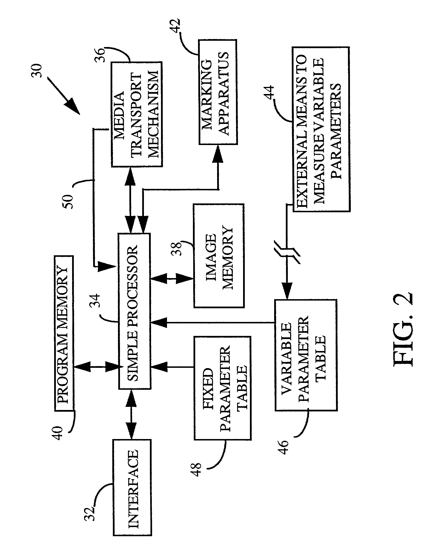 Digital camera providing image processing for an attachable printer