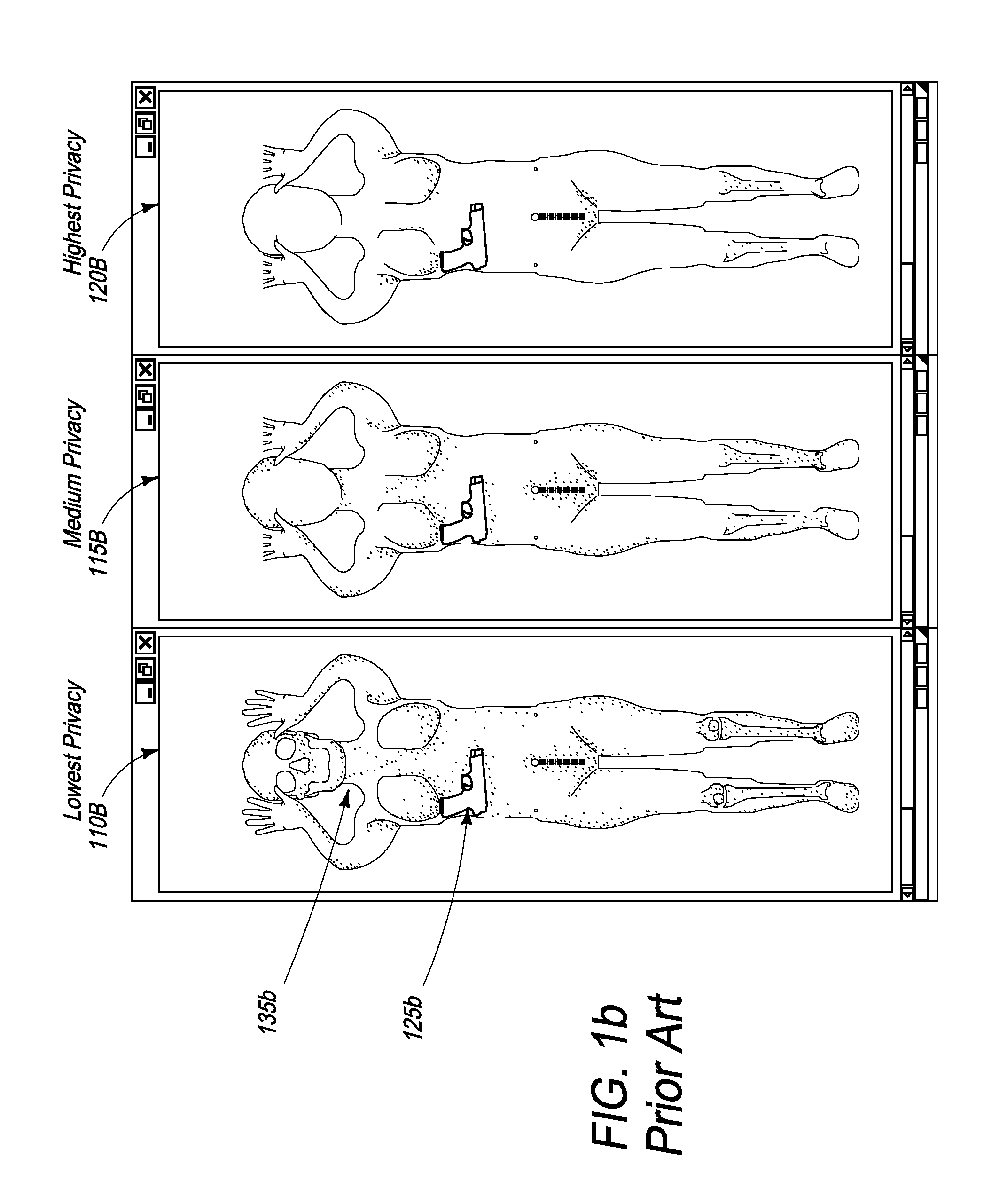 Personnel security screening system with enhanced privacy