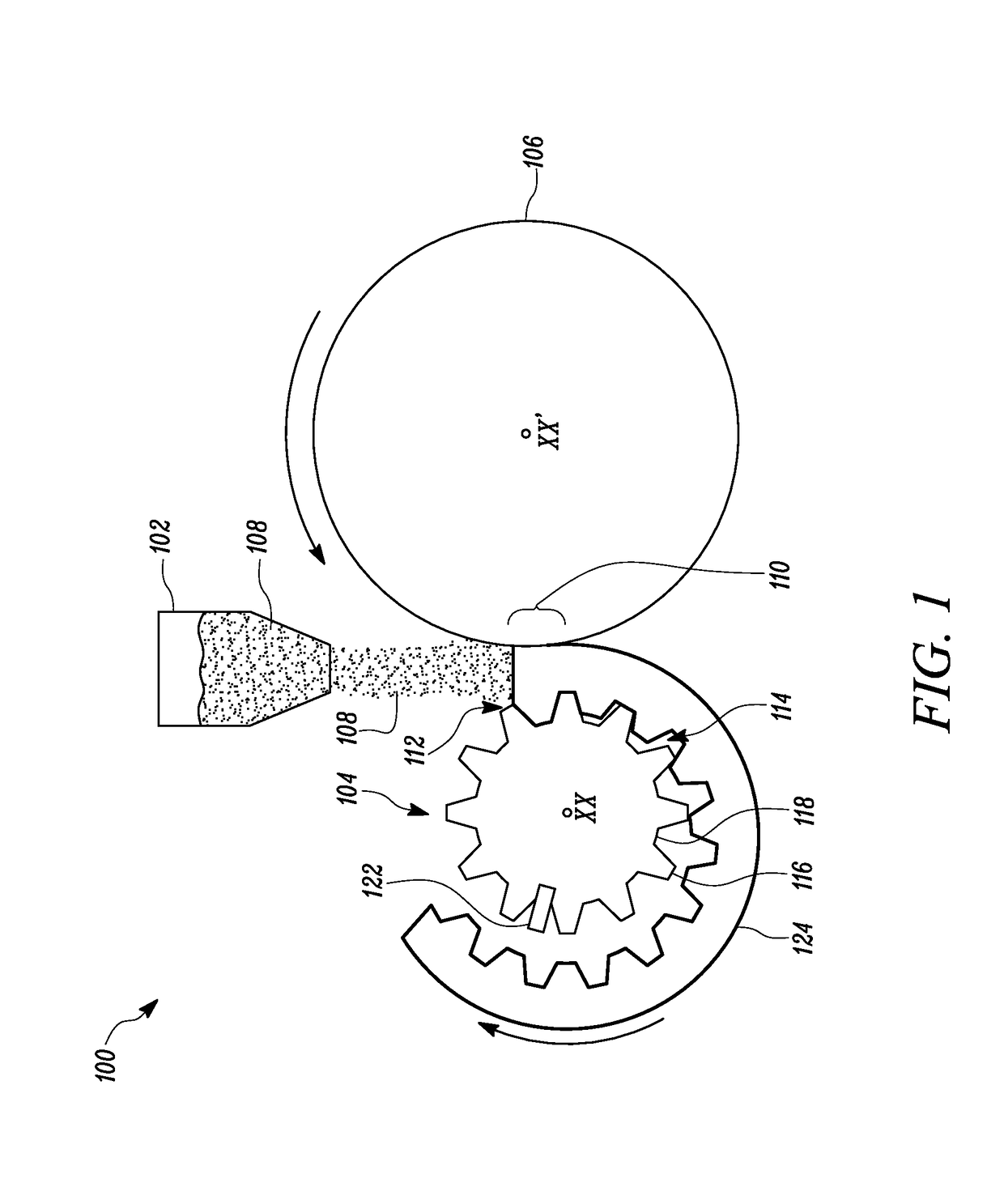 Powdered metal compacting