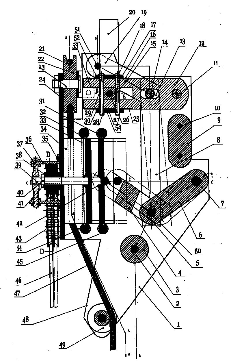 Bifilar-returning automatic control escape device for tall building