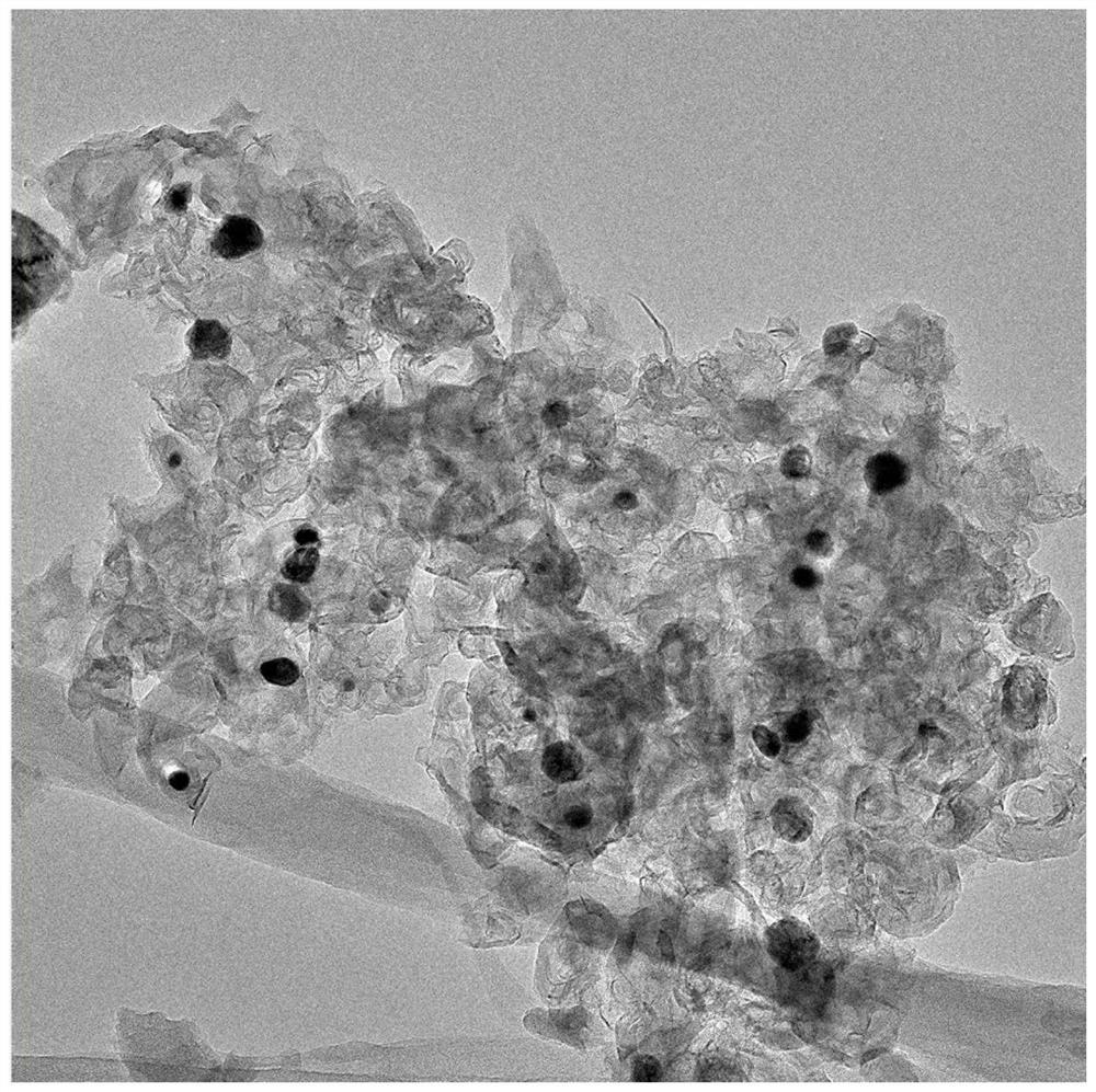 Positive electrode material of lithium-sulfur battery composite electrode and preparation method and application of positive electrode material