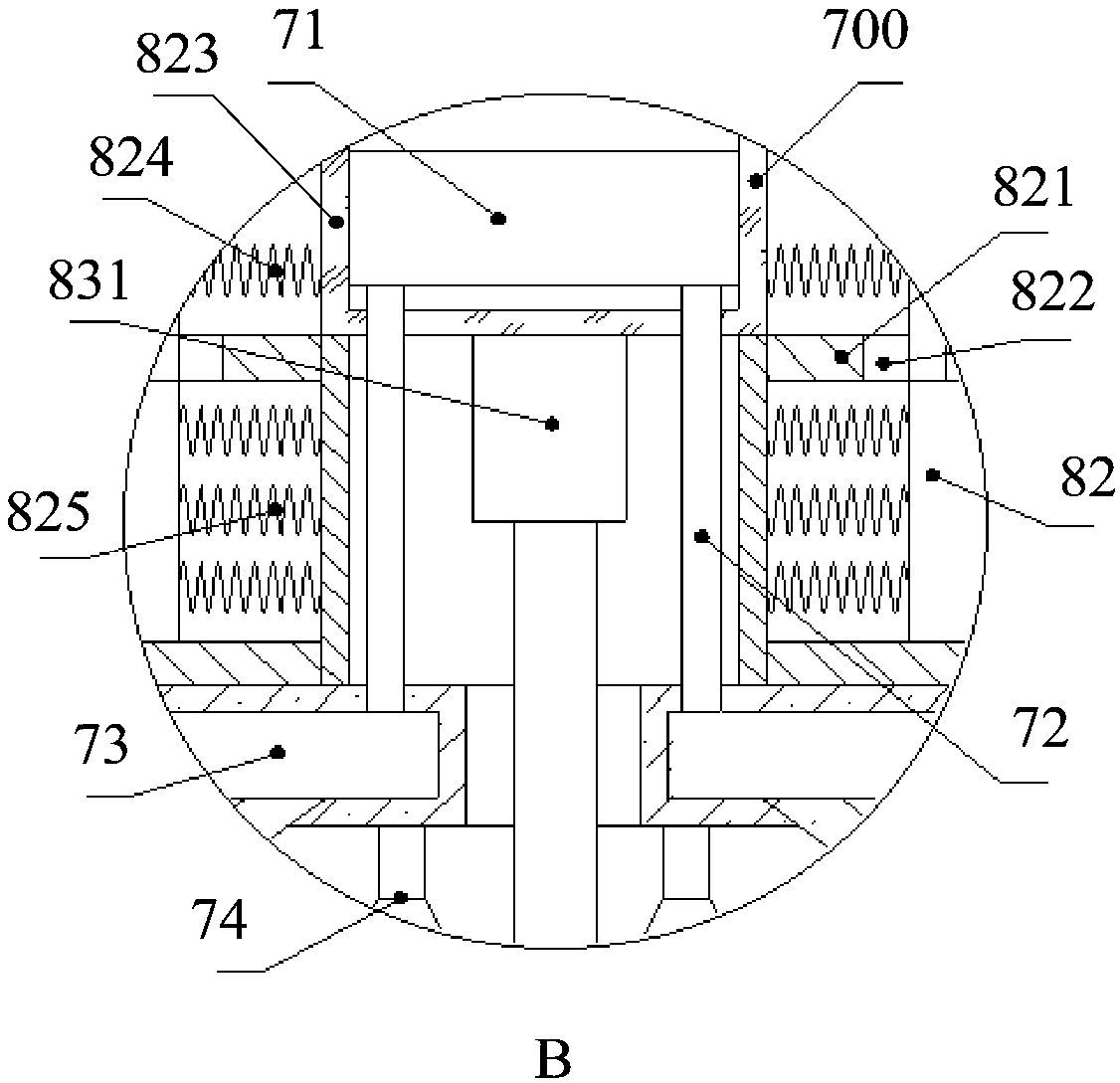 Cleaning device for oil storage tank