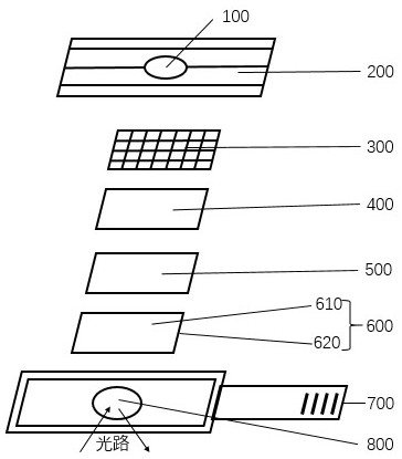 Test paper for quantitatively determining urea and preparation method of test paper