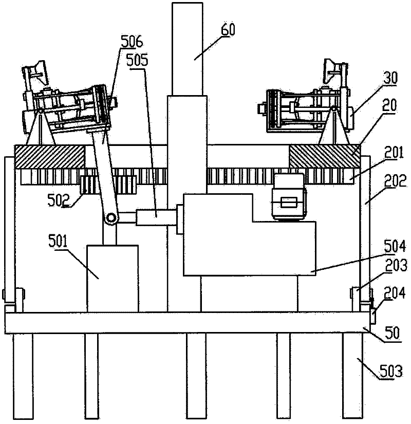 A multi-station automatic pouring machine