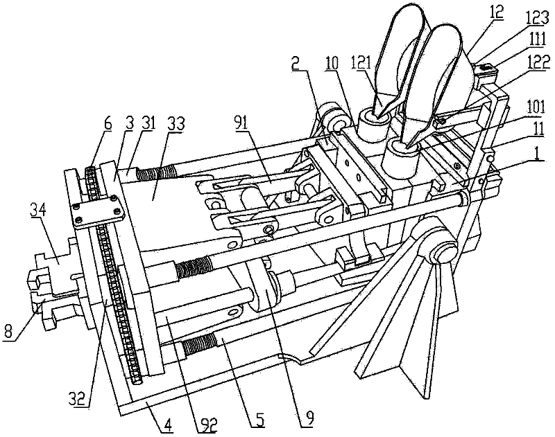 A multi-station automatic pouring machine