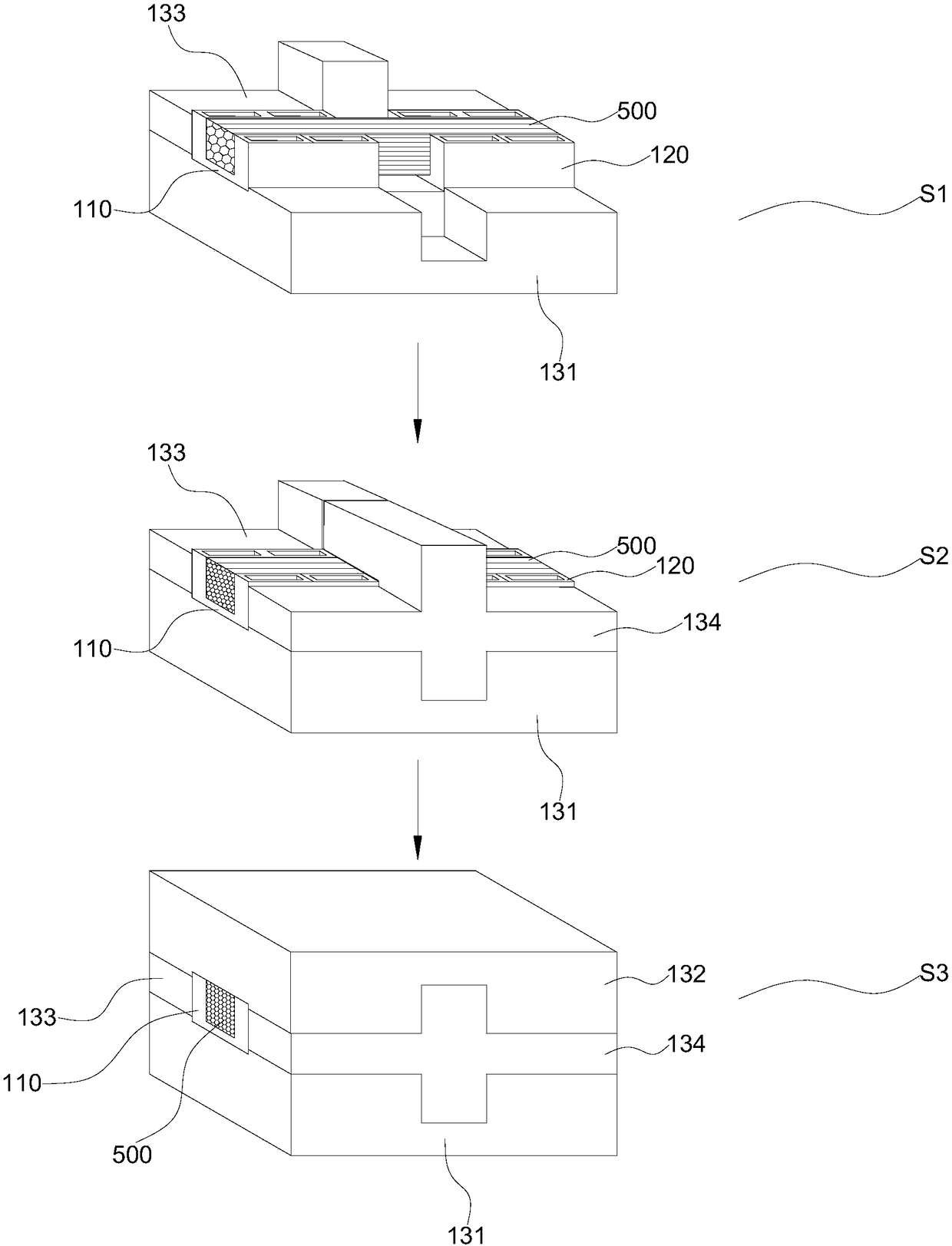 Liquid-nitrogen freezing die and soft biological tissue mechanical test device