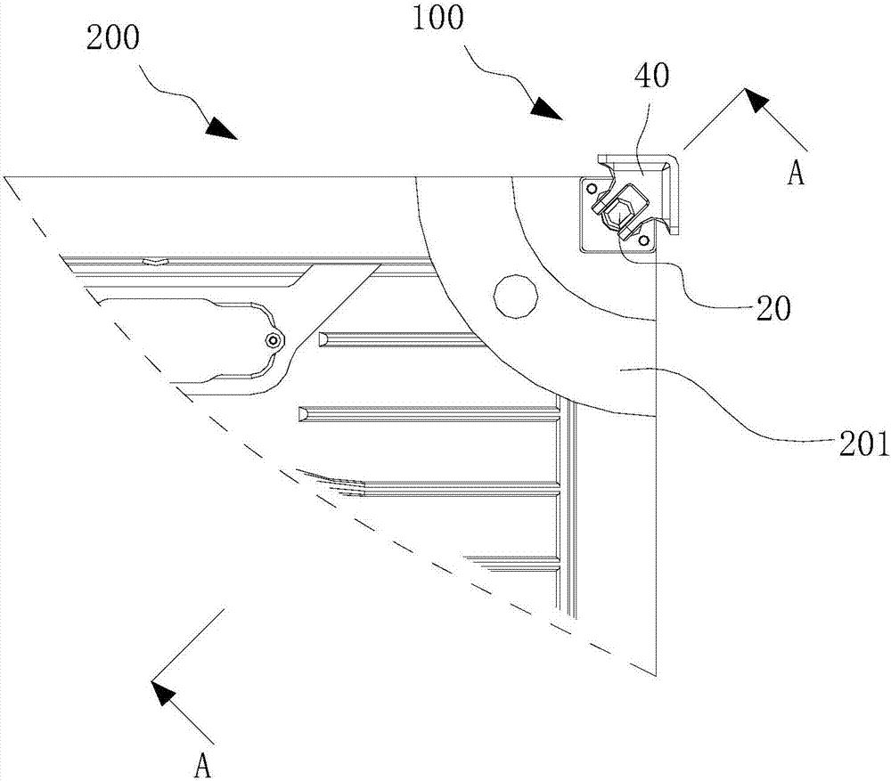 Display screen corner protecting mechanism and display screen