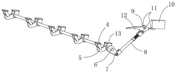 Rear door locking device of small-tonnage collection vehicle