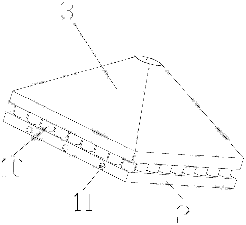 A heat dissipation device that adopts pulsating flow and foam metal plate to strengthen