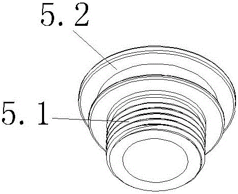 Rotary spray arm installing structure for water tank type cleaning machine