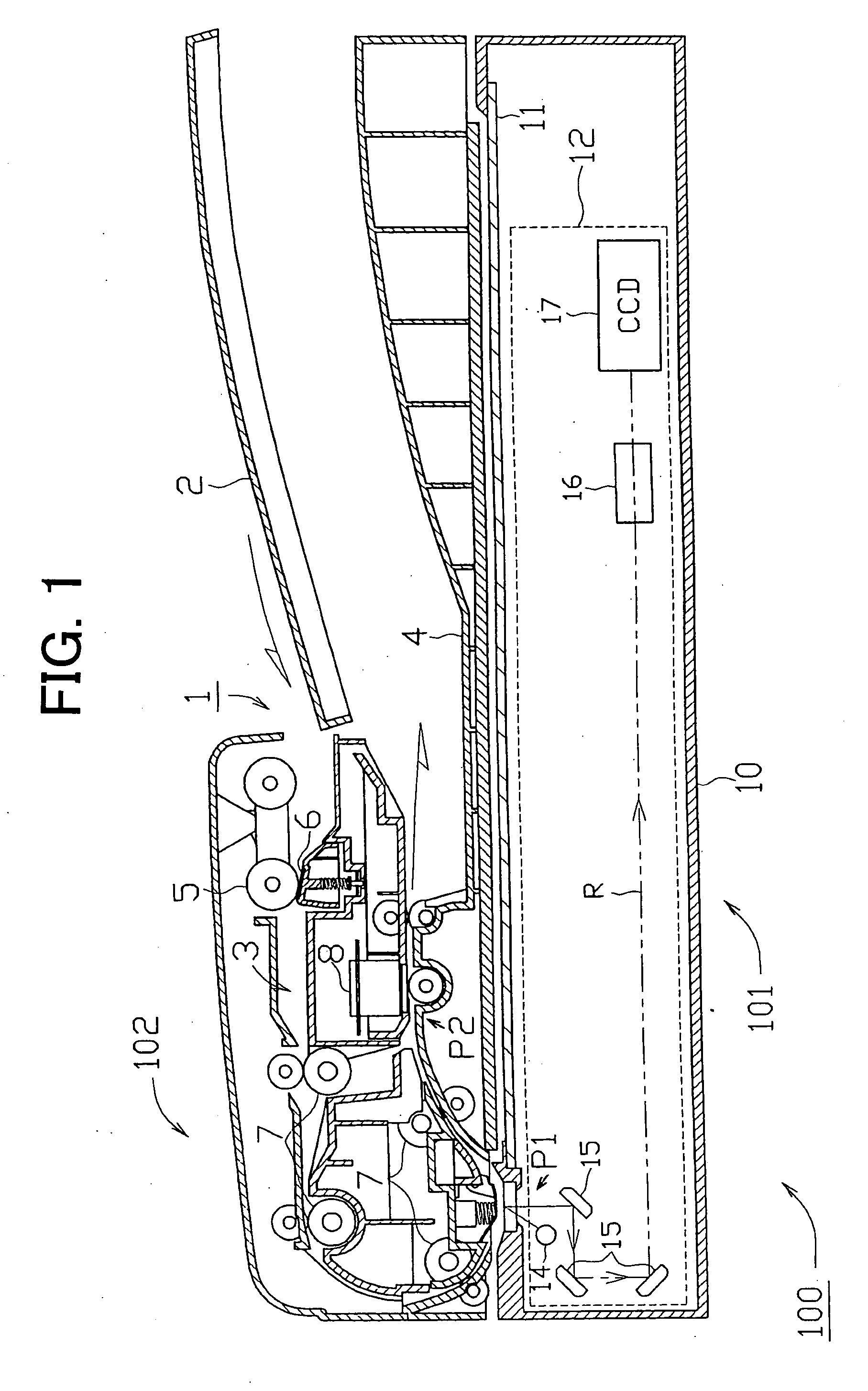 Automatic document transportation device