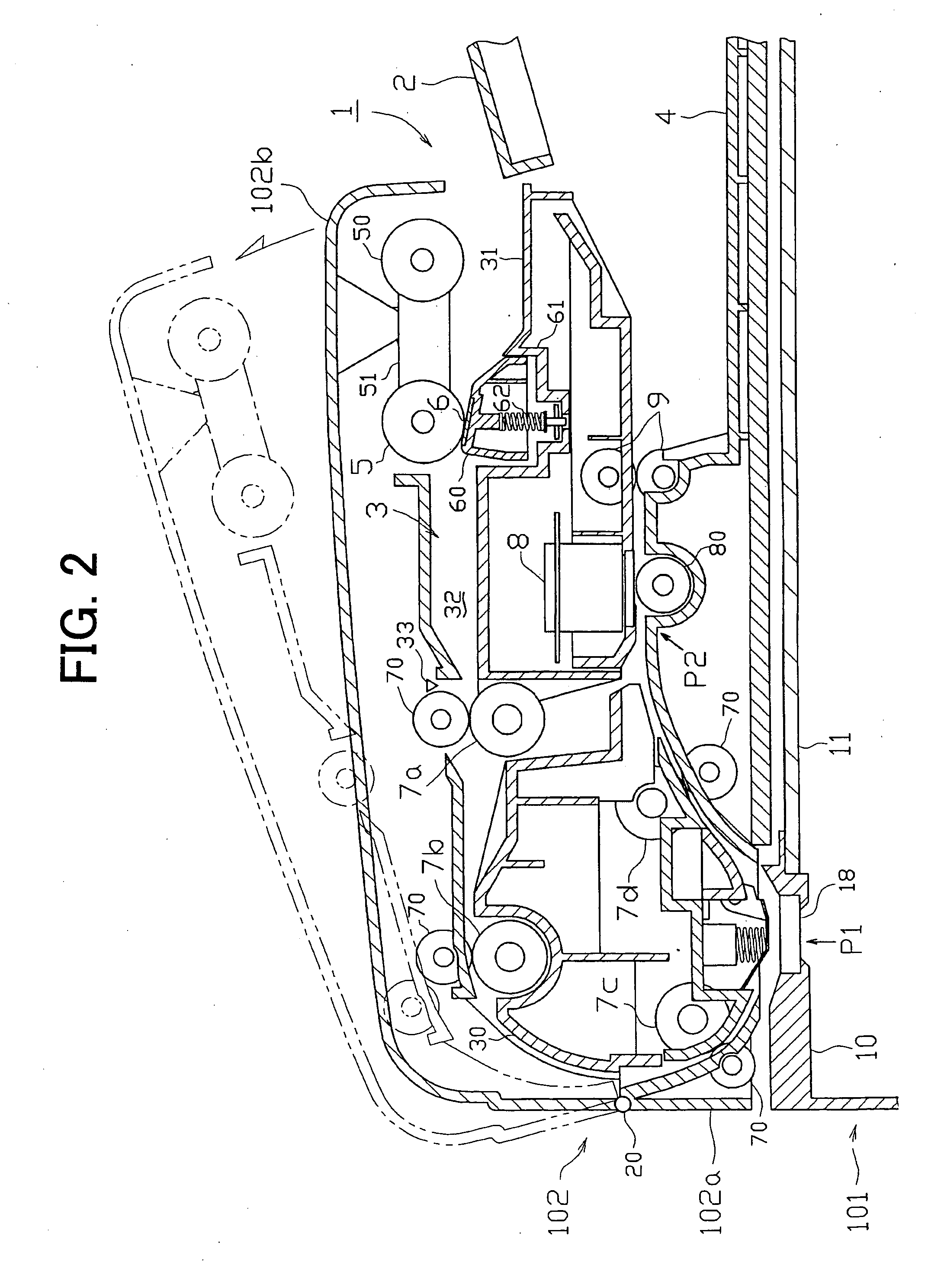 Automatic document transportation device