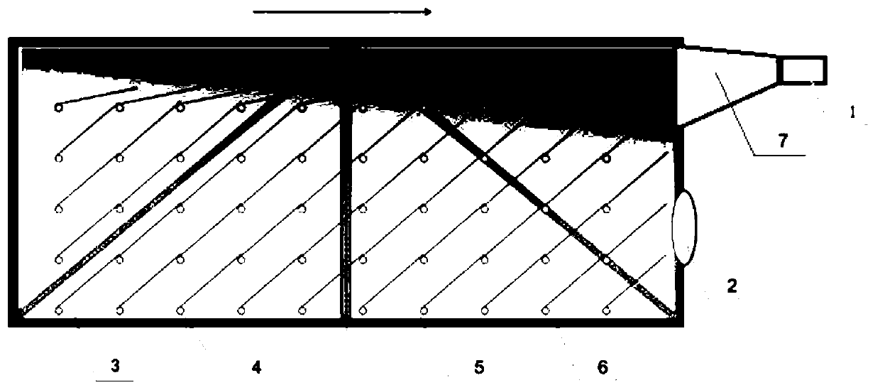 A device for enrichment and removal of suspended particulate matter in water body