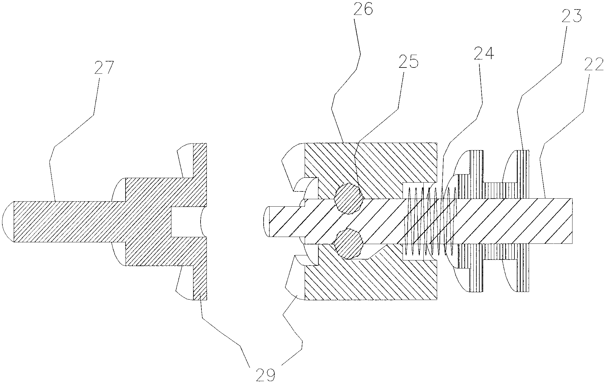 Integrated transmission case for electronically operated gate