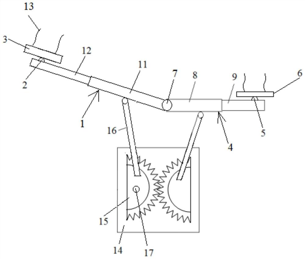 Flexor spasticity drafting device after apoplectic hemiplegia