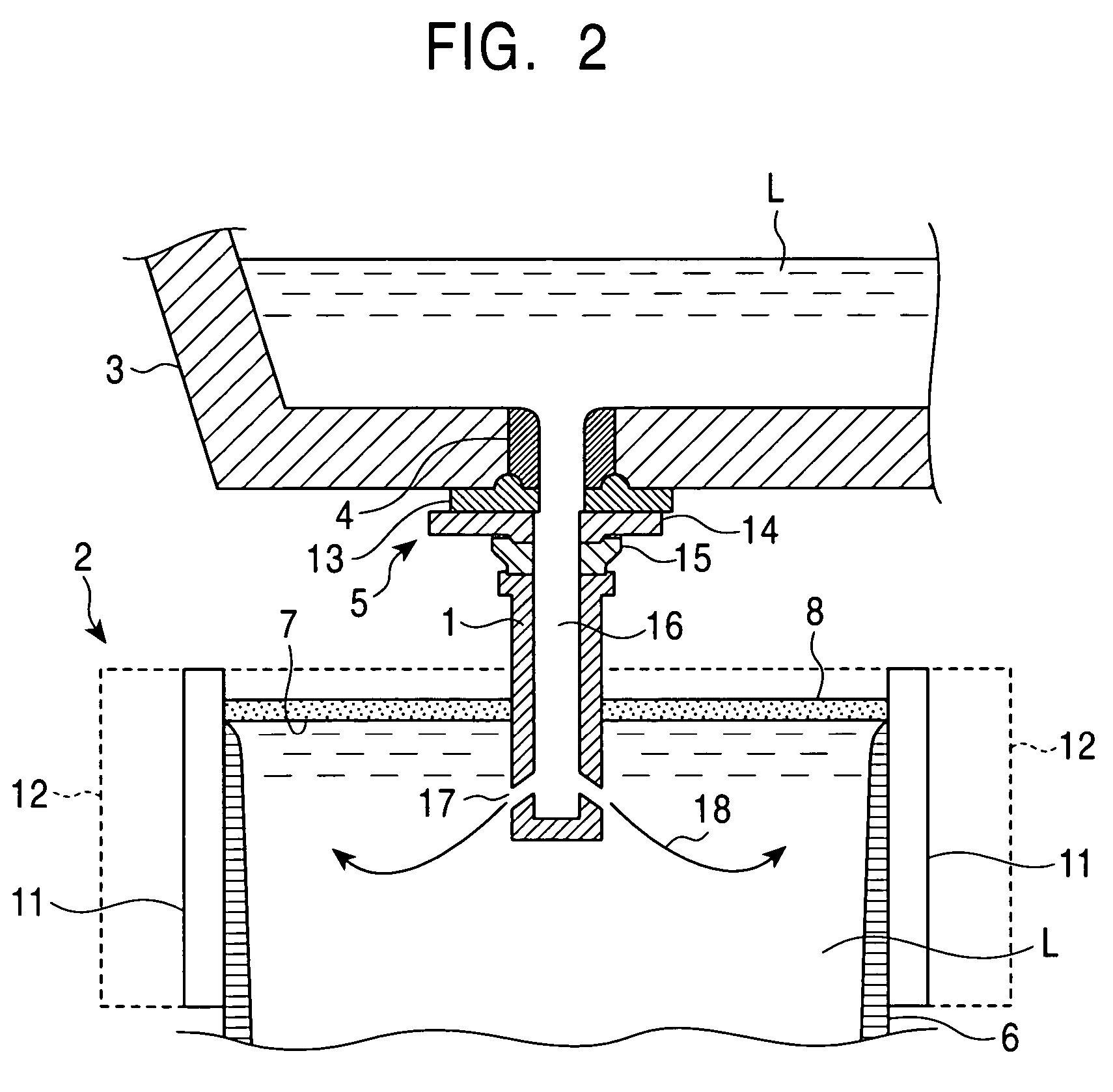 Immersion nozzle for continuous casting of steel and method of continuous casting method of steel