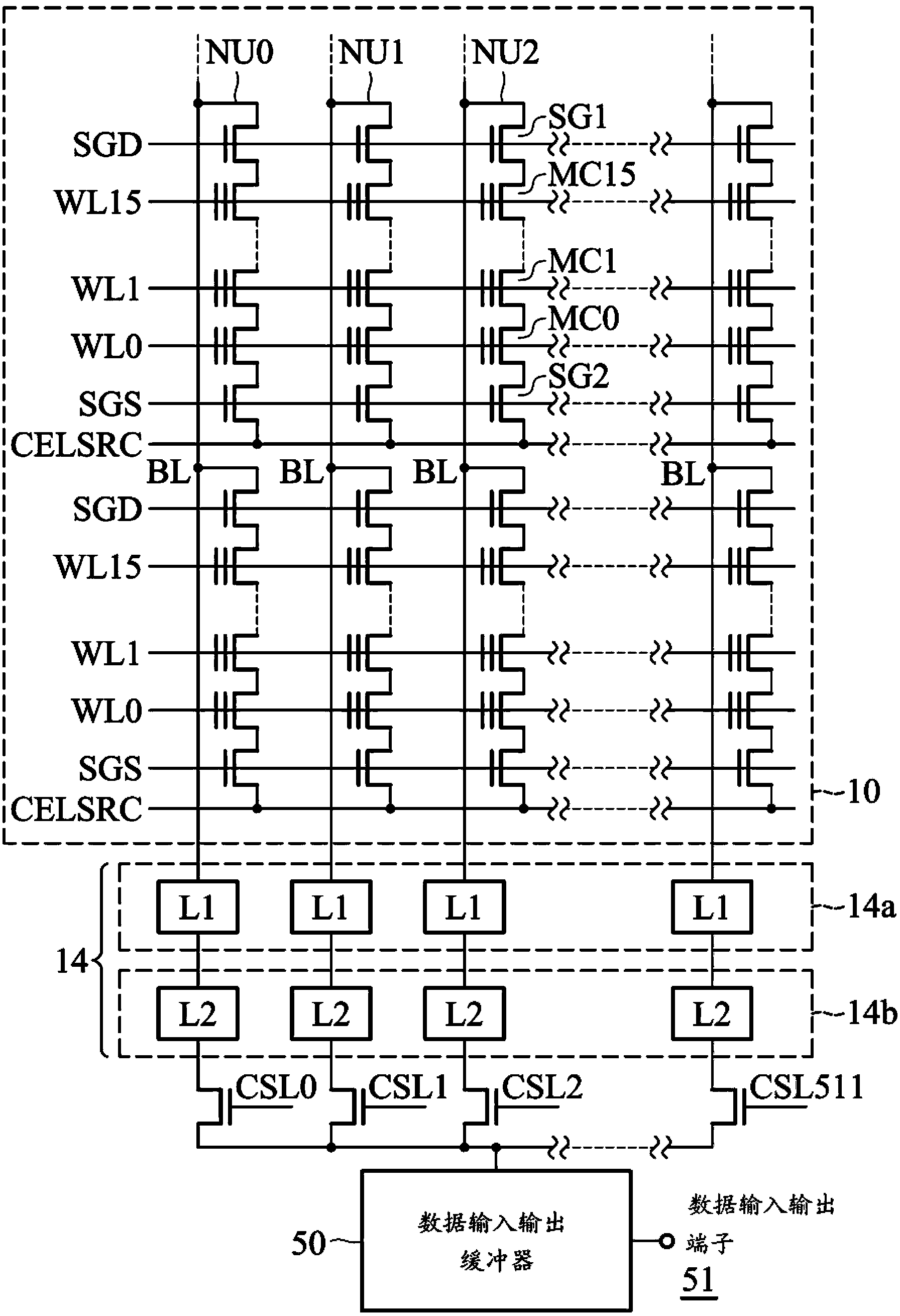 Non-volatile semiconductor memory device and readout method thereof