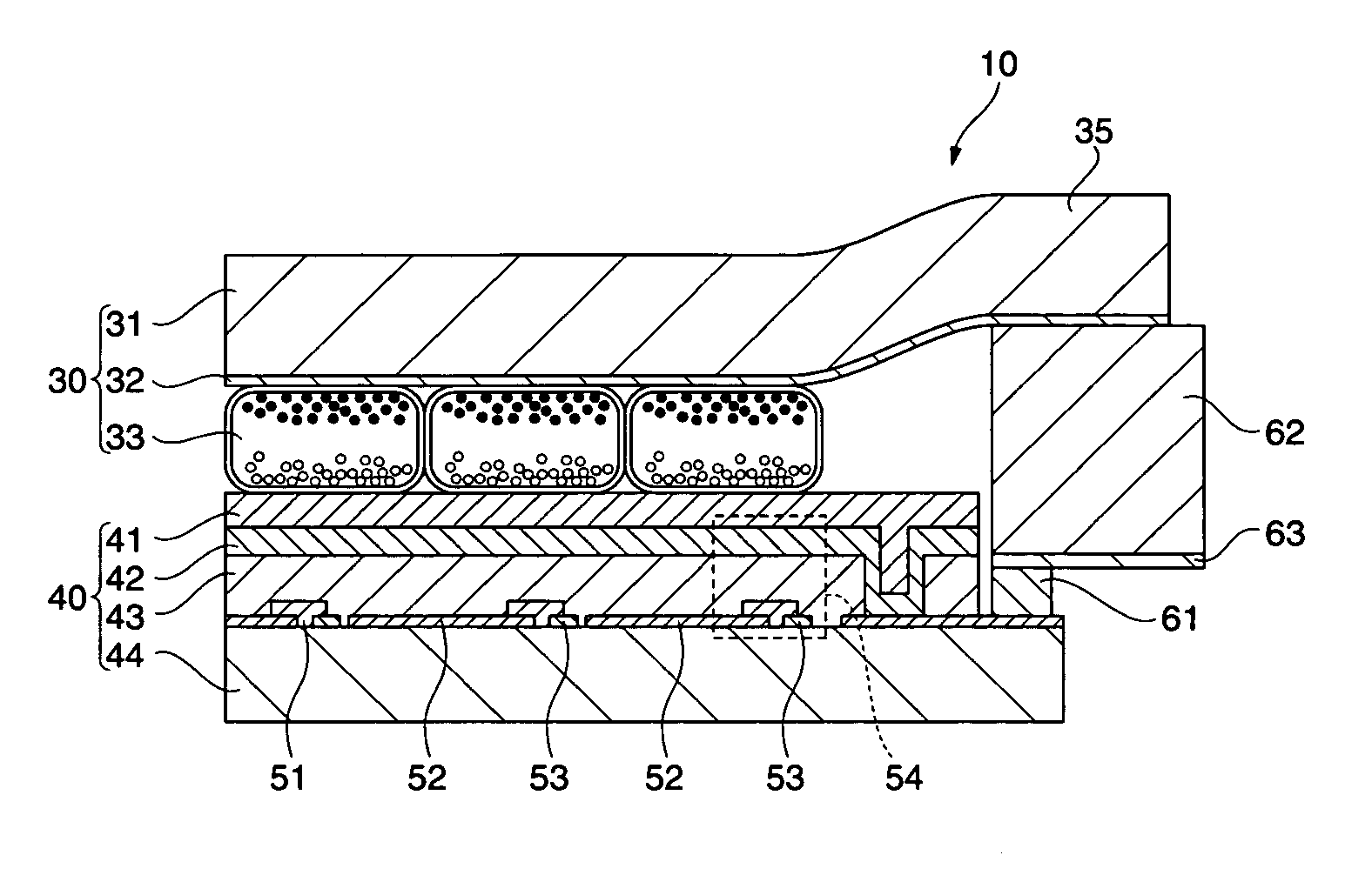 Electrophoretic display sheet, electrophoretic display device, and electronic apparatus