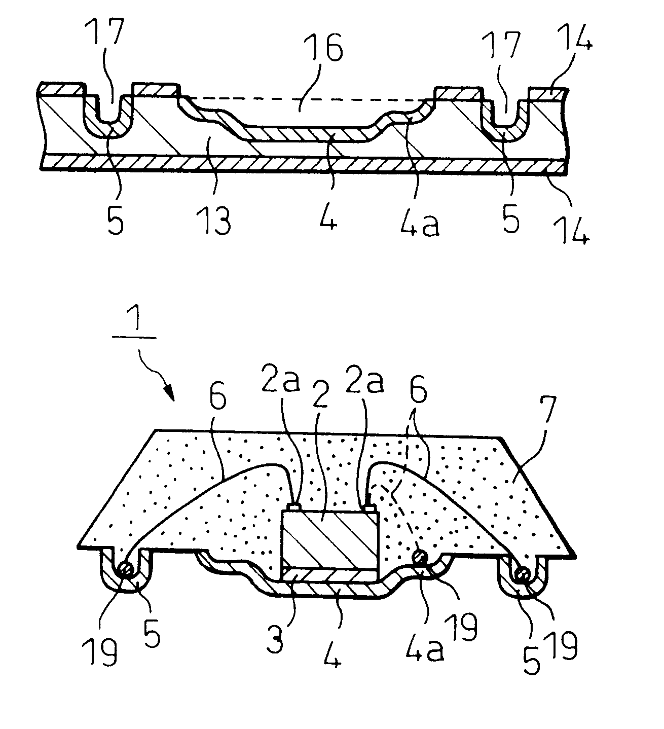 Process of making carrier substrate and semiconductor device