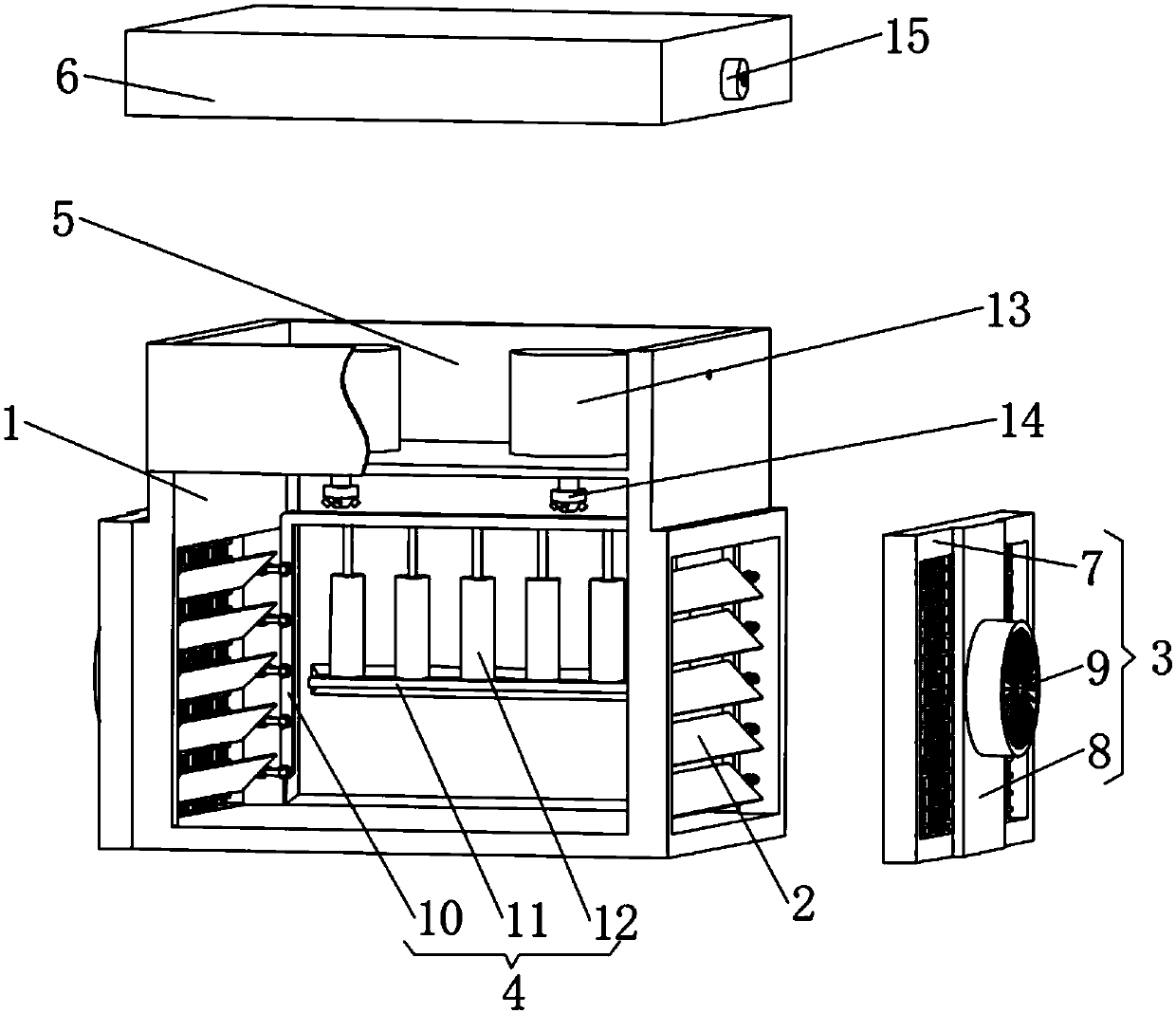 Fire extinguishing device for high-voltage equipment