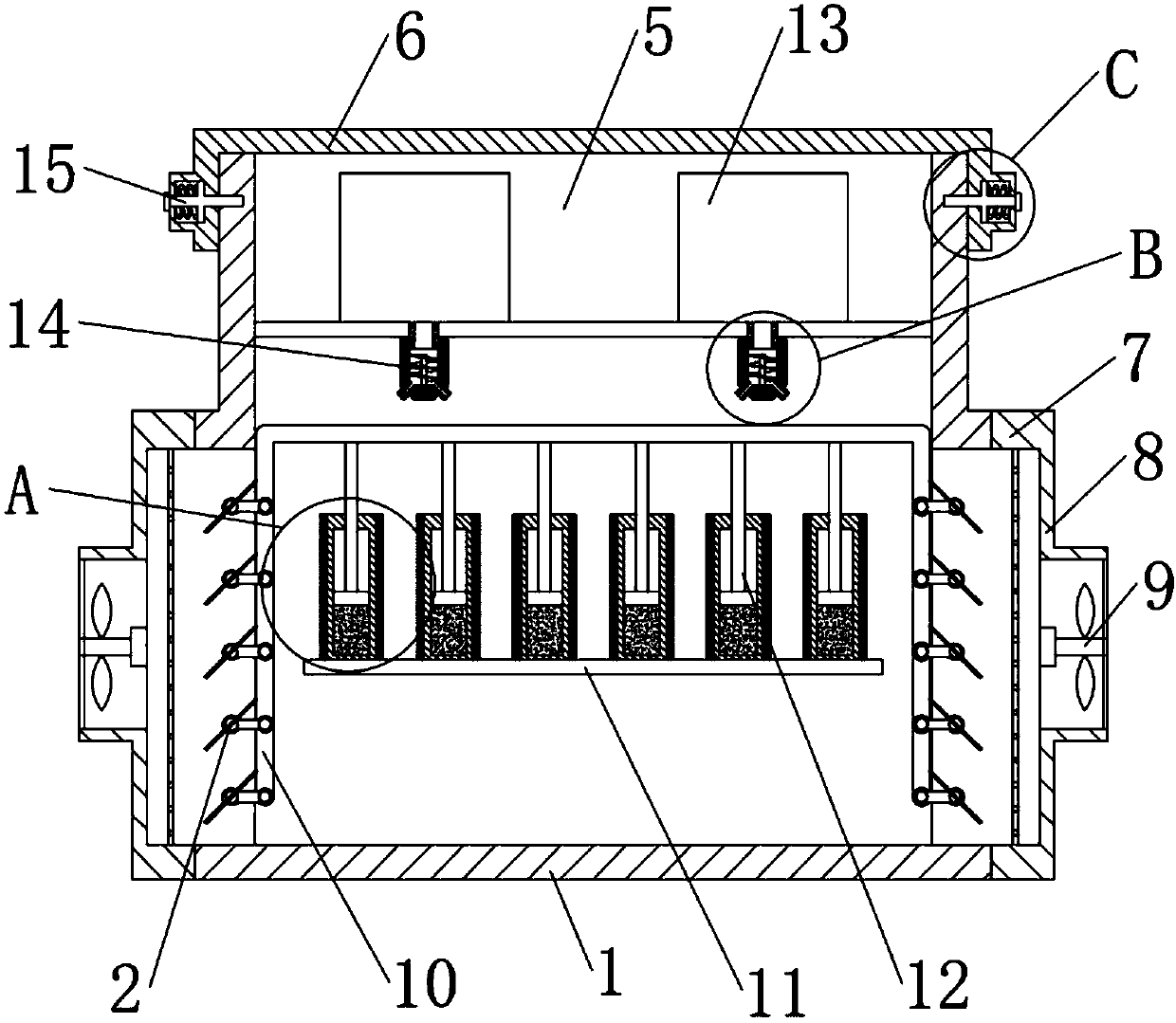 Fire extinguishing device for high-voltage equipment