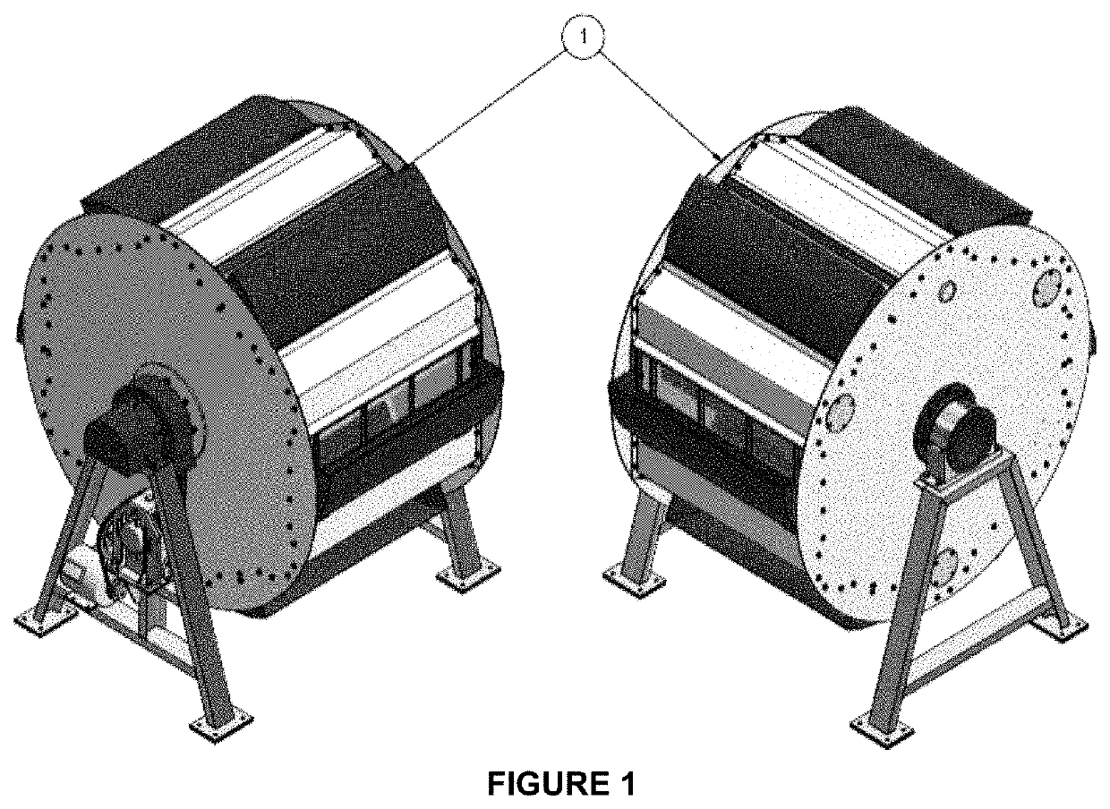 Grain drying machine and multi-stage process for drying grains