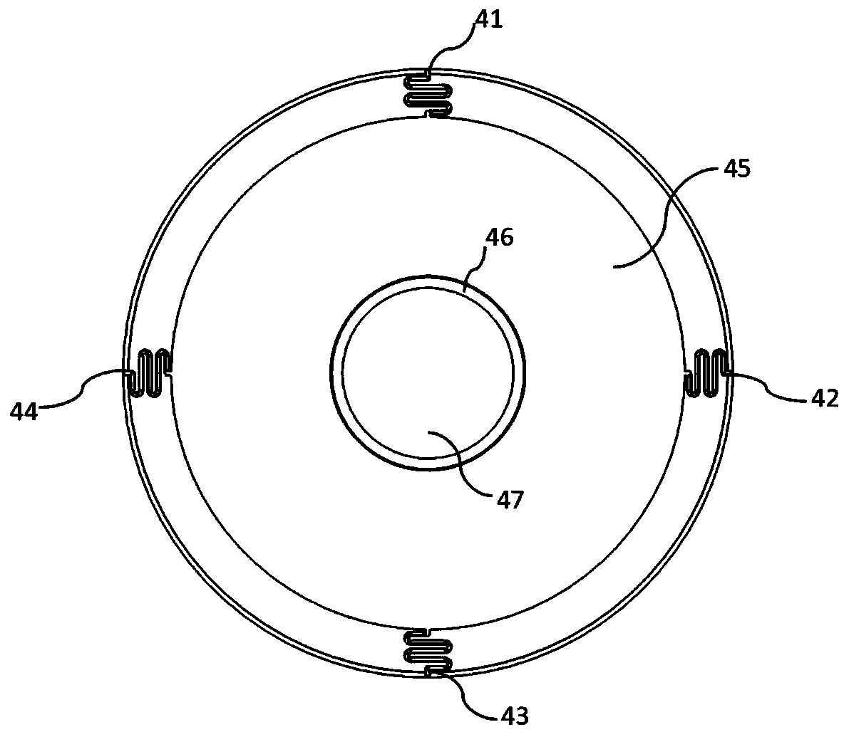 A kind of controlled drug release corneal contact lens