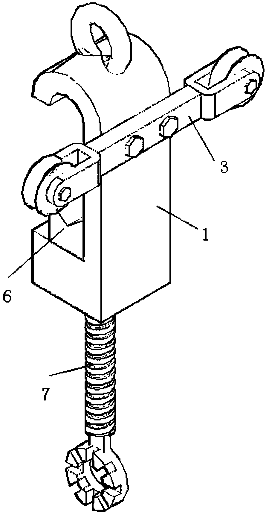 An insulated butt jointing machine for pulling the live current on both sides