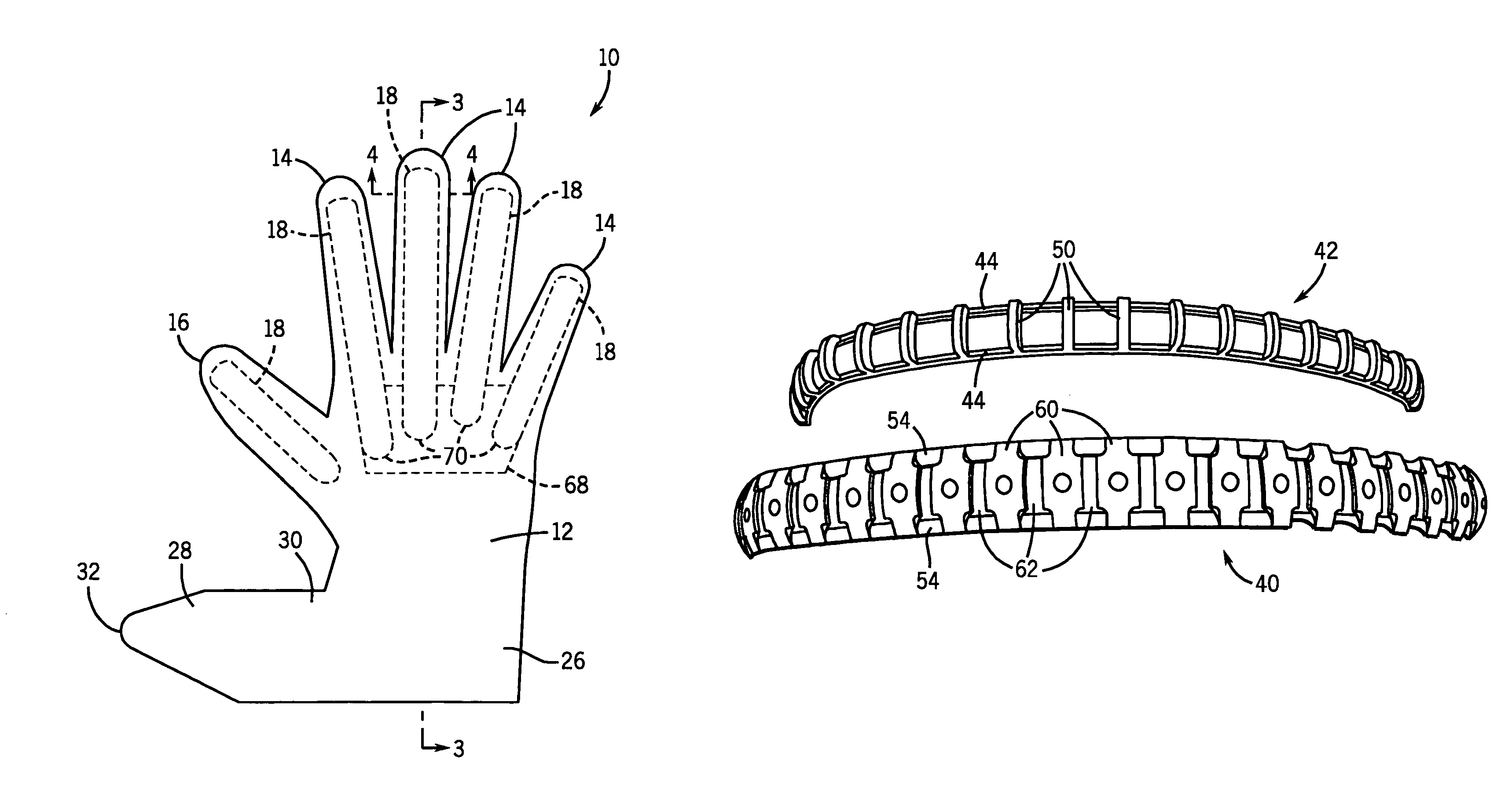 Football glove and method of use