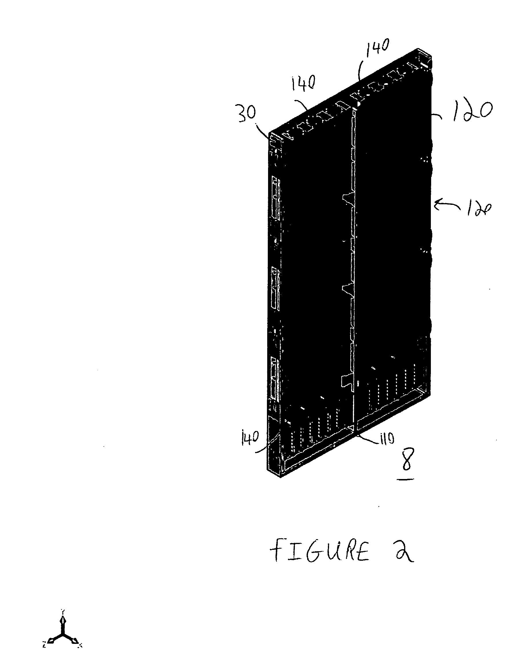 Inner door space communication assembly and a method for exchanging signals