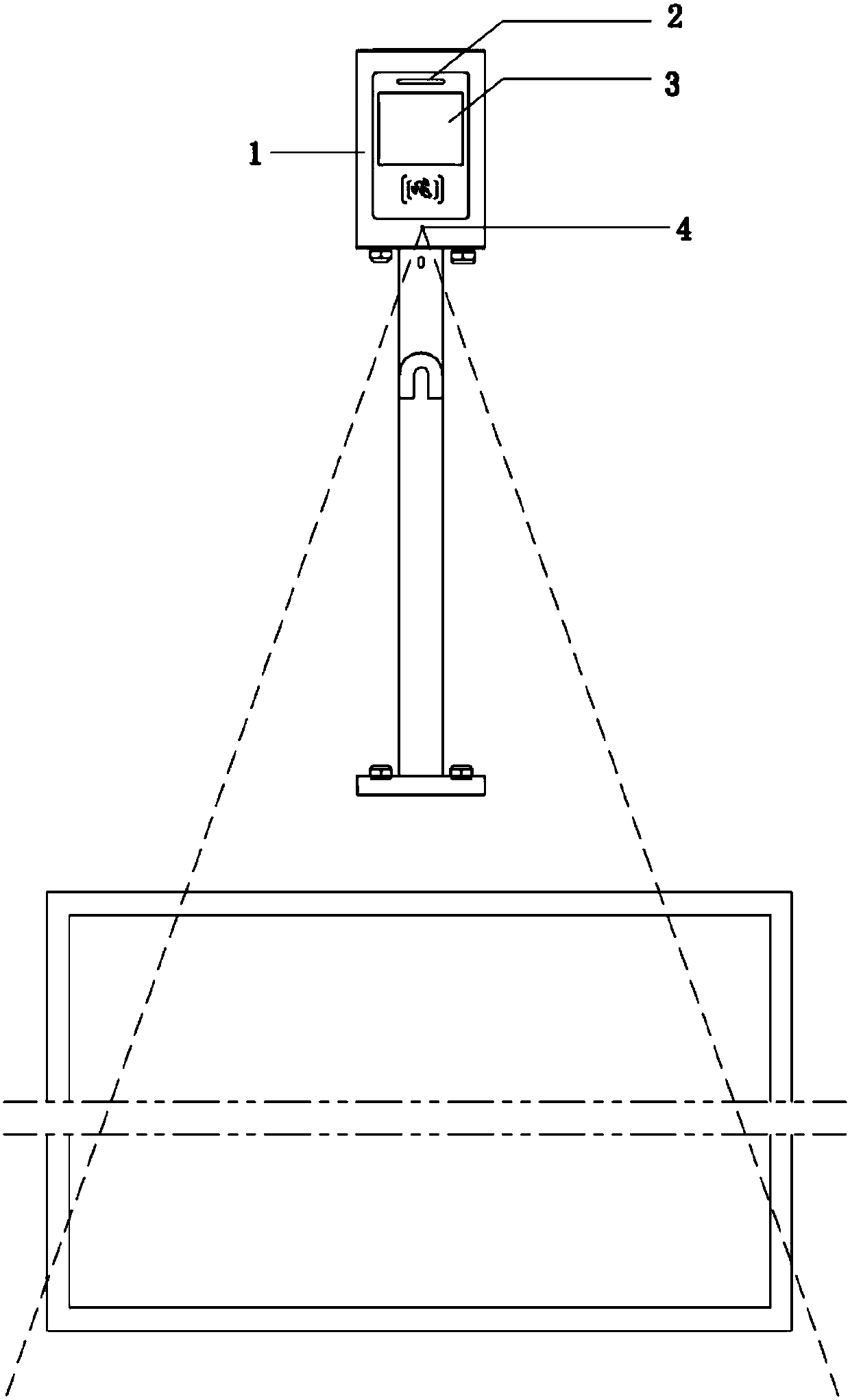 Infrared detection-based method of solving a problem that an electric car space is occupied