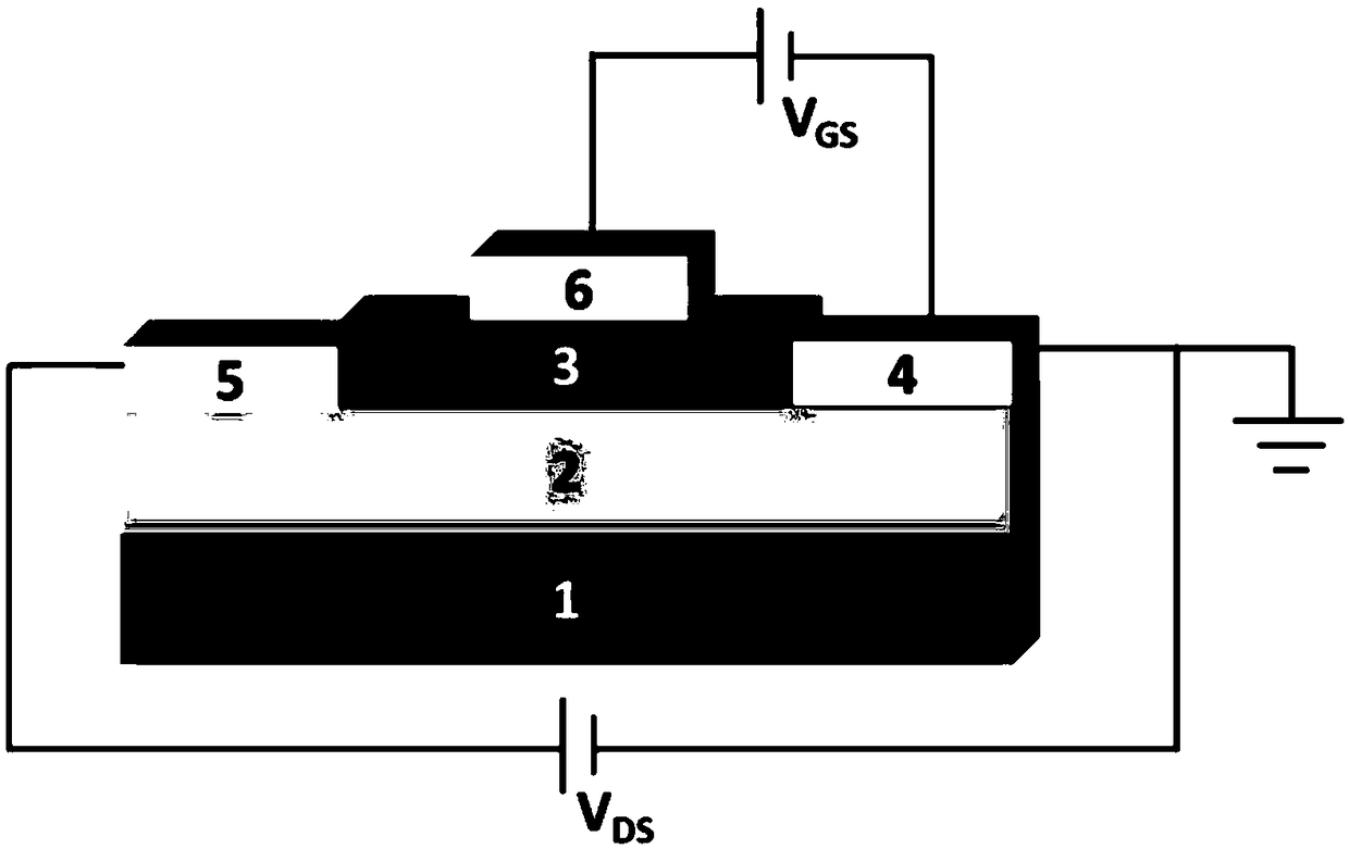 Degradable self-supported thin-film transistor device and production method thereof