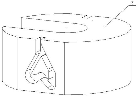 Full-automatic loading and unloading positioning device for bowl cutter