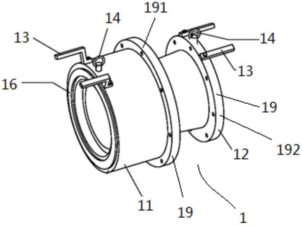 Method and device for replacing pipe section or valve on water supply pipeline without water stopping