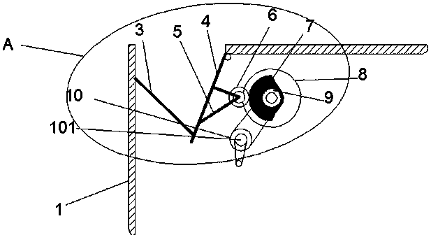 Clearing device of machining iron scraps