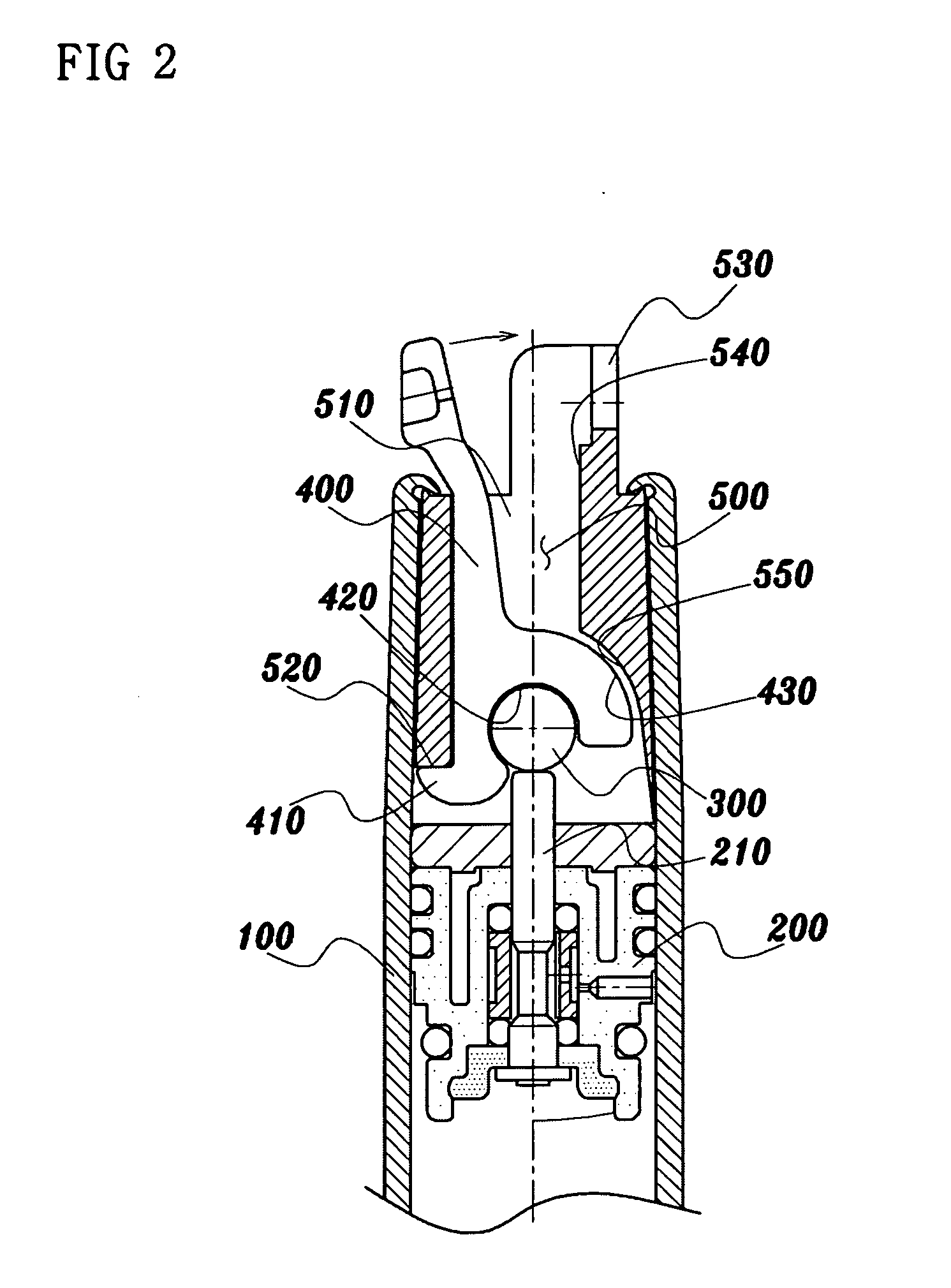 Opening and closing switch structure for valve pin control of gas cylinder