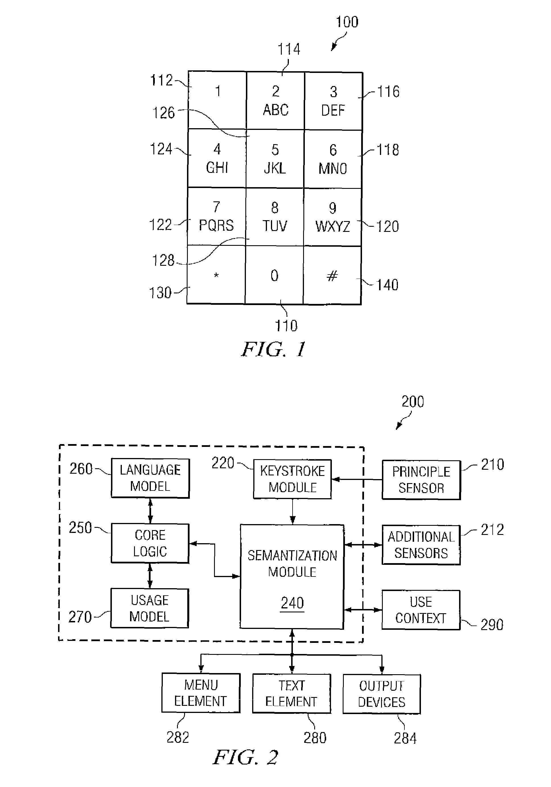 Apparatus method and system for a data entry interface