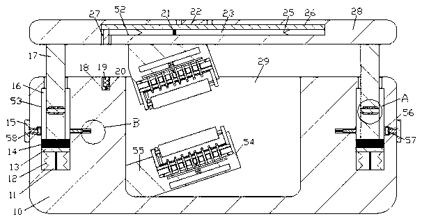 Spectacle case realizing automatic cleaning for lenses