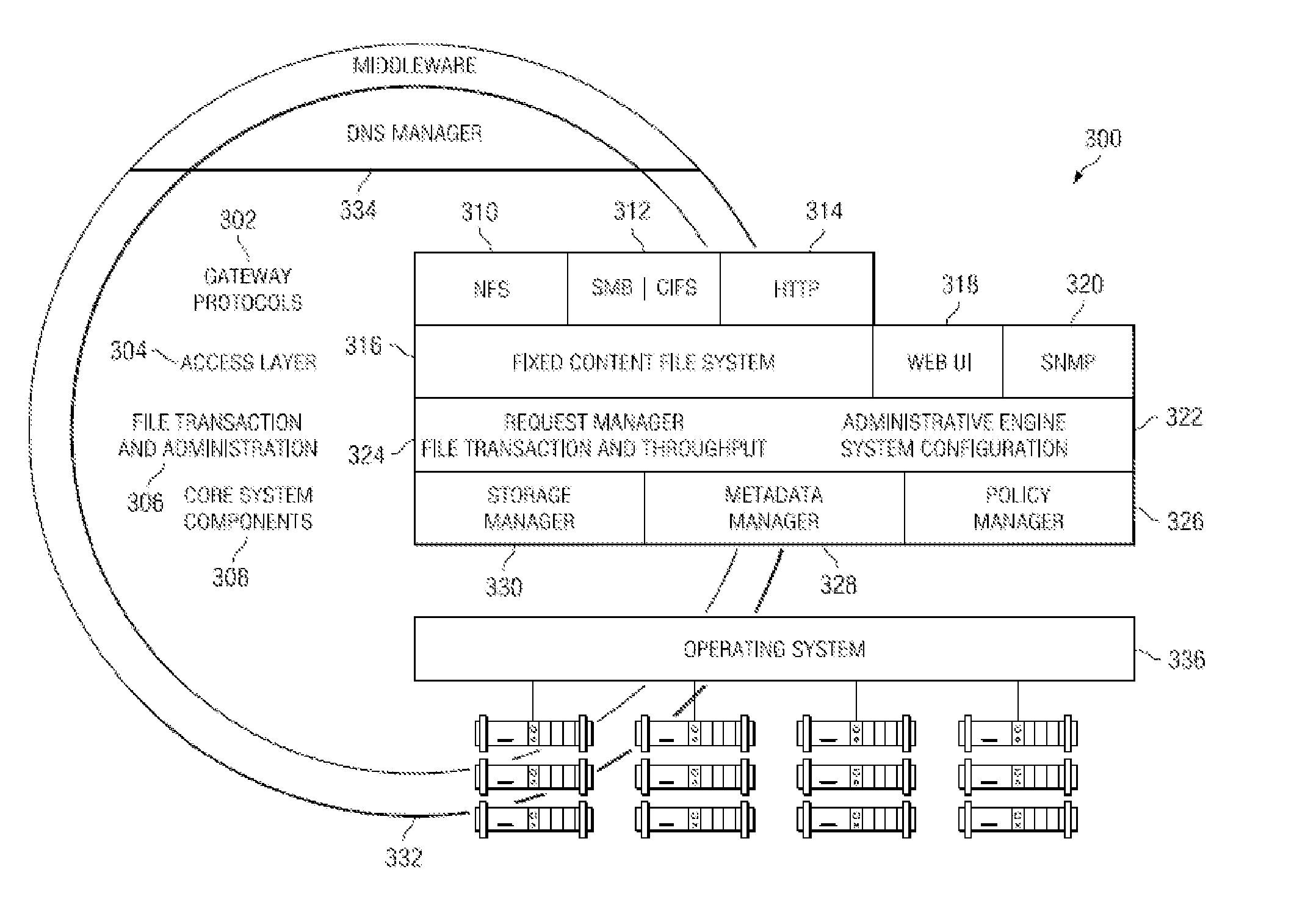 System and method for managing scalability in a distributed database