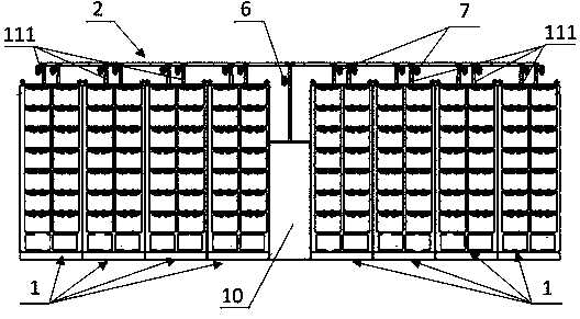 Energy storage battery cluster with fire fighting function