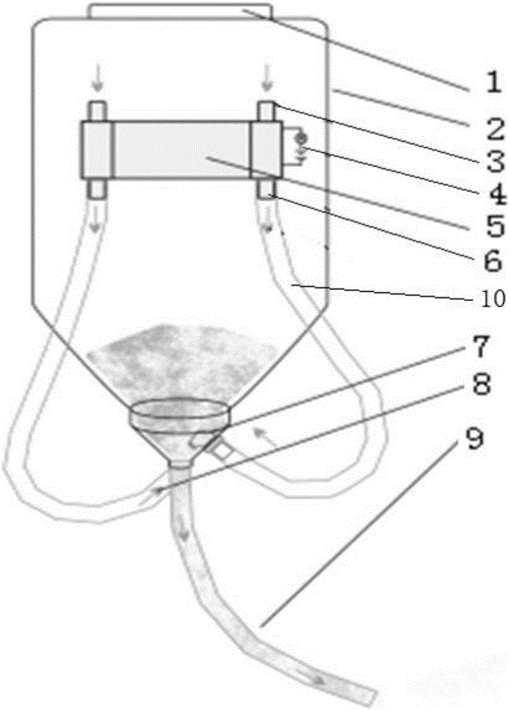 Dust spraying machine for unmanned aerial vehicle