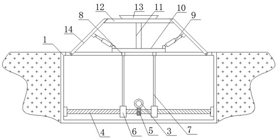 Intelligent deceleration strip of municipal engineering road