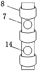 Extrusion cleaning device for heat exchange tube